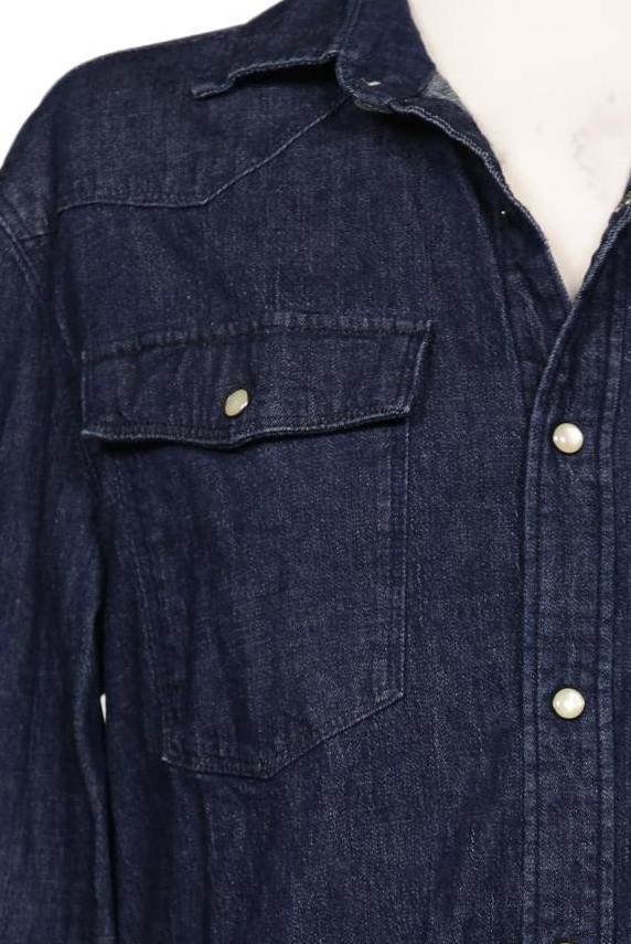 G Star RAW Men's Shirt Navy Blue Size L 4