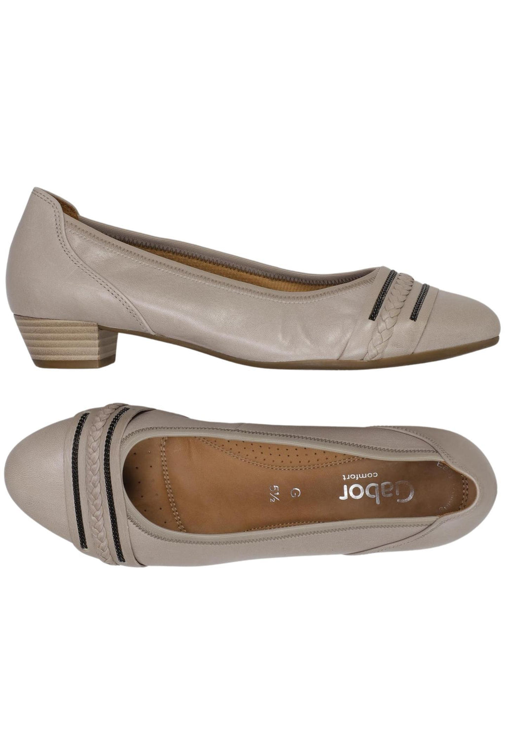 Gabor Women's Ballerina Beige EU 38.5 Leather 9