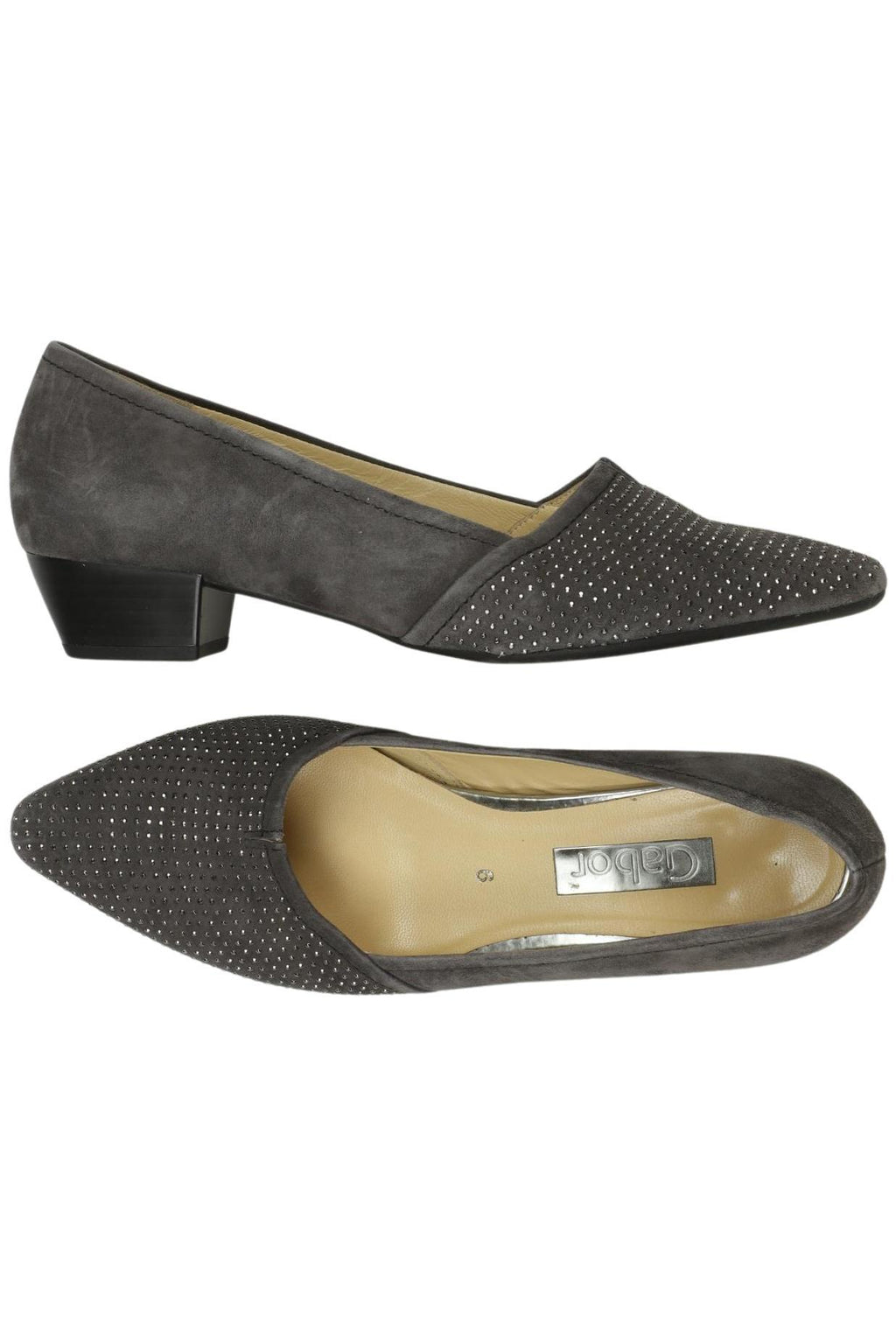 Gabor Ballerina Gray EU 39 Leather 9