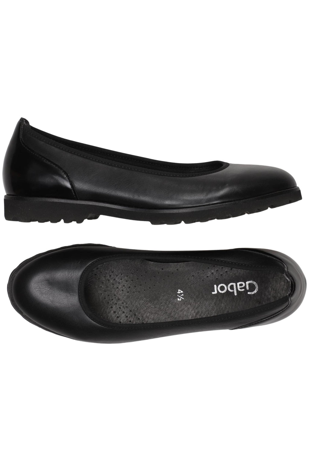 Gabor Ballerina Synthetic Leather Black EU 37.5 8