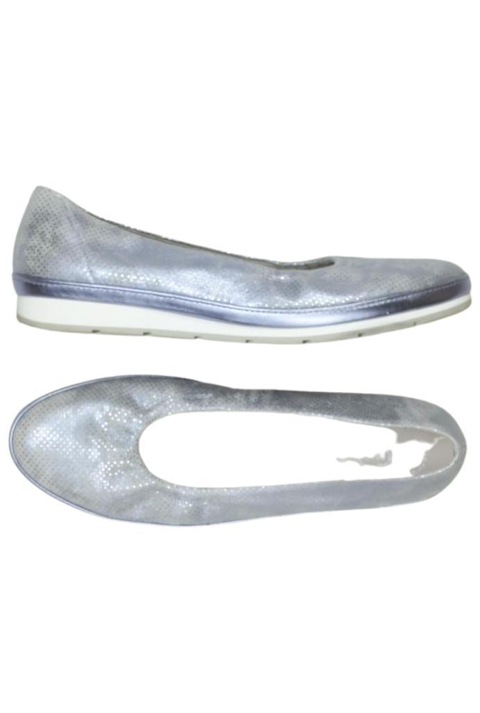 Gabor Ballerina Silver EU 42 Leather 6