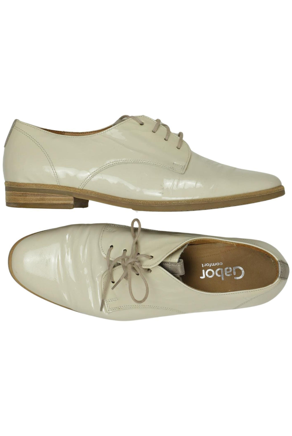 Gabor Women's Half Shoe Cream White EU 36 Leather 2