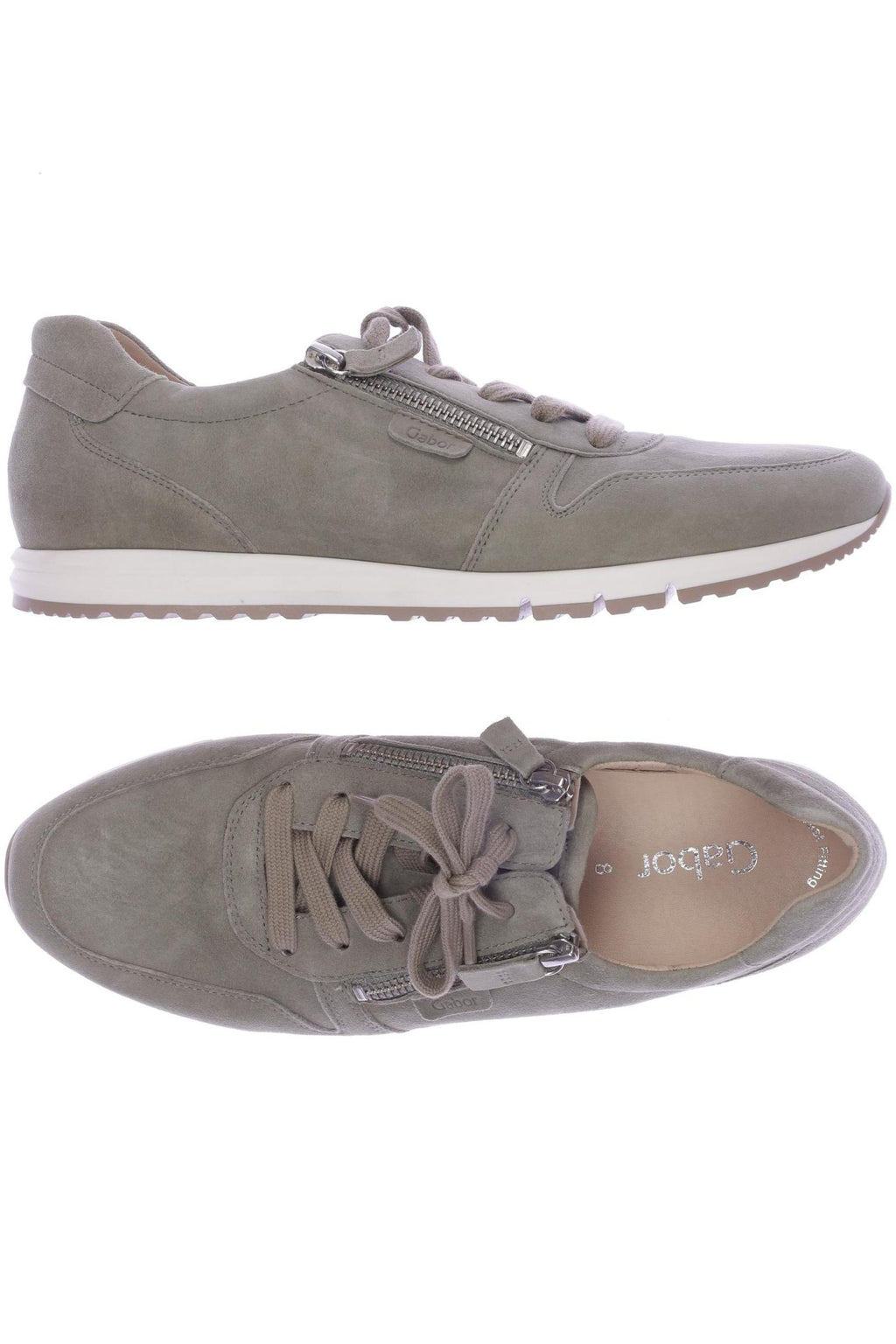 Gabor Women's Half Shoe Green Leather Size 42 3