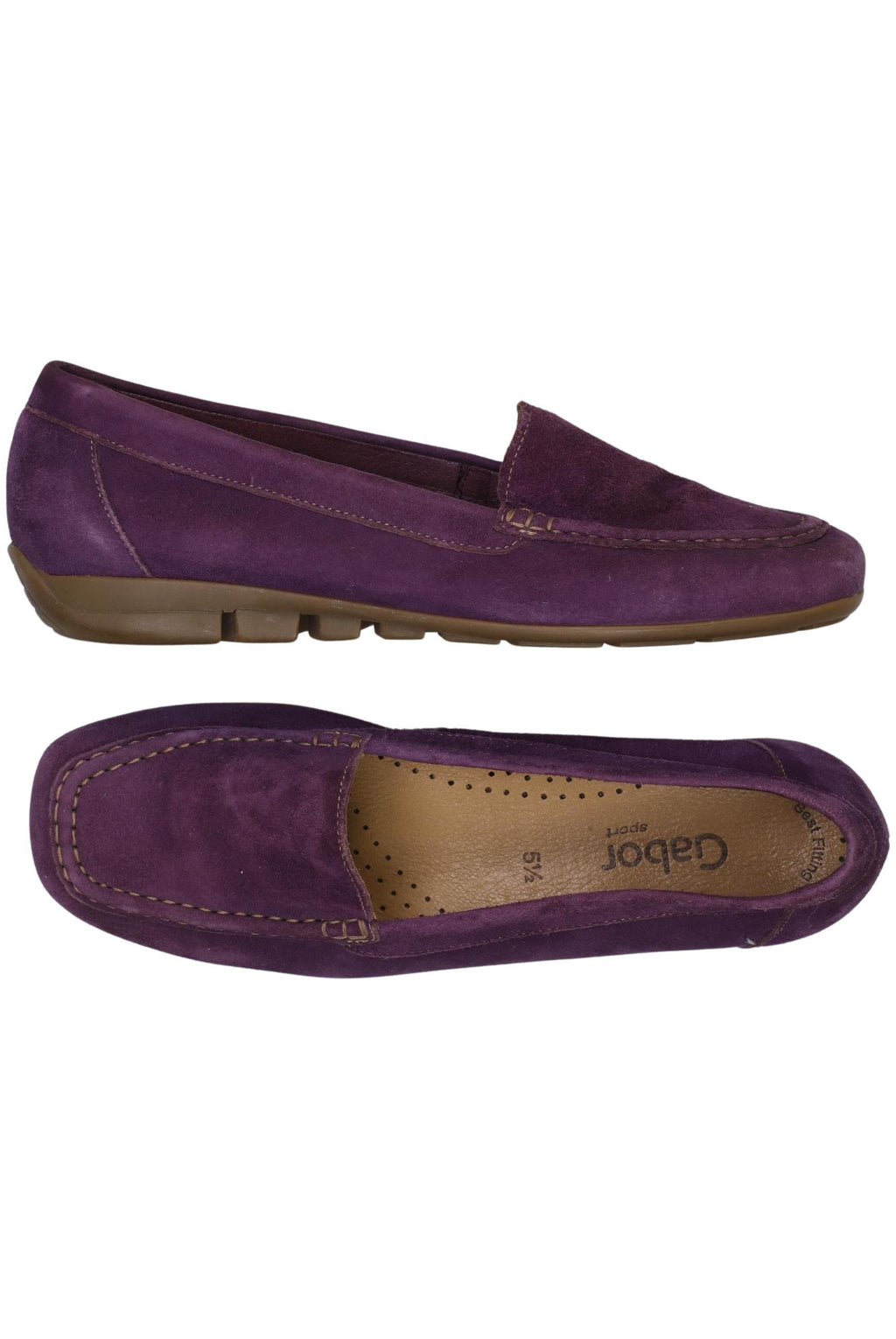 Gabor Women's Half Shoe Purple Leather EU 38.5 2