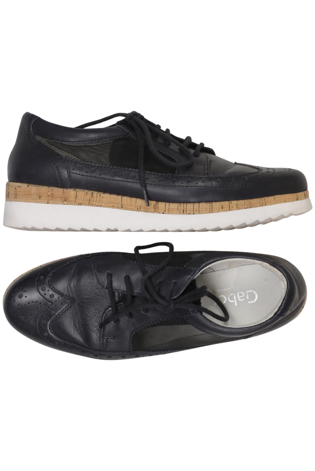 Gabor Women's Half Shoe Navy Blue EU 38 Leather 4