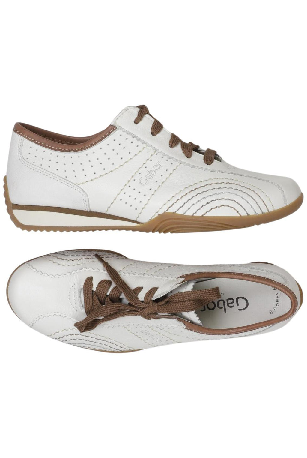 Gabor Women's Half Shoe White EU 35 Leather 3