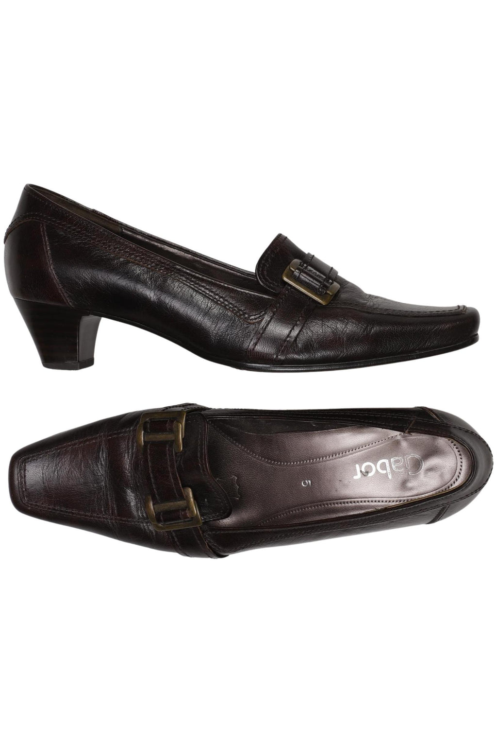 Gabor Damen Pumps Braun EU 38 Leder 8