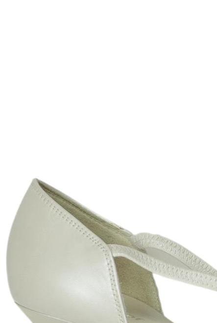 Gabor Women's Pumps Cream White EU 38.5 Leather 6