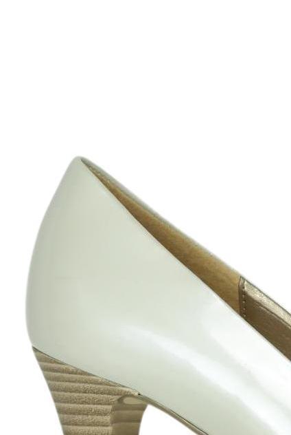 Gabor Women's Pumps Cream White EU 39 Synthetic Leather 4