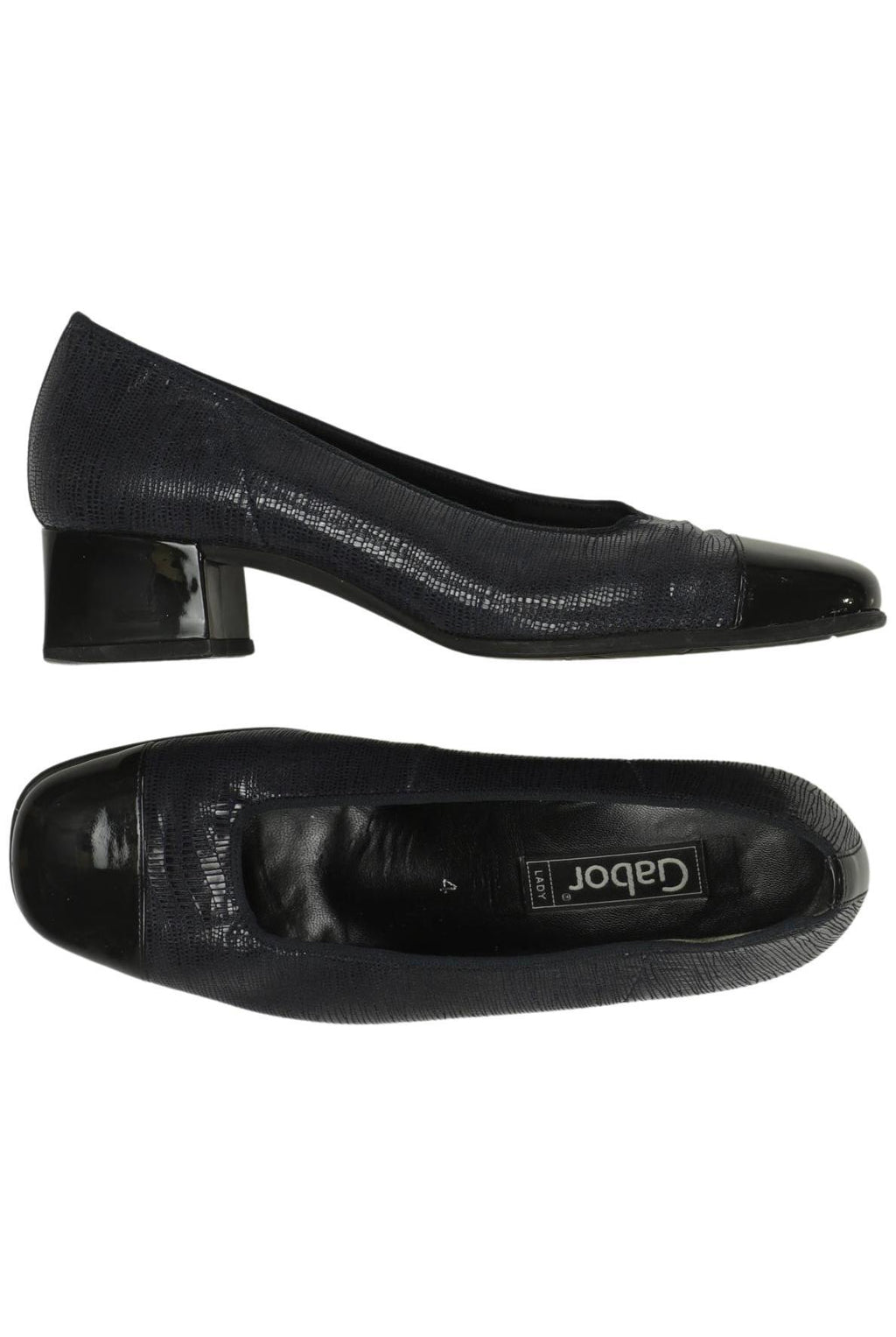 Gabor Women's Pumps Navy Blue EU 37 Leather 6