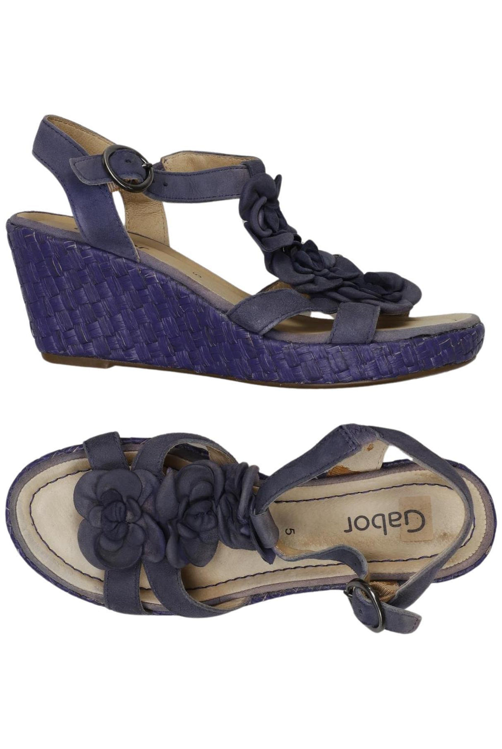 Gabor Women's Sandals Blue EU 38 Leather 2