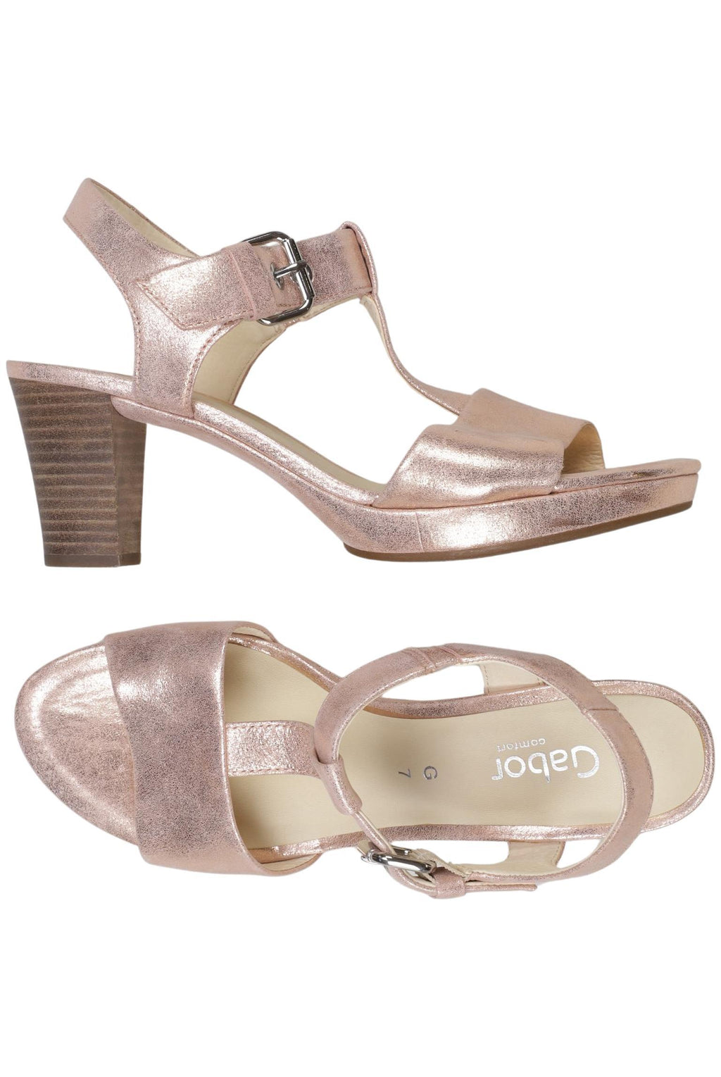 Gabor Women's Sandals Pink EU 40.5 Leather 4