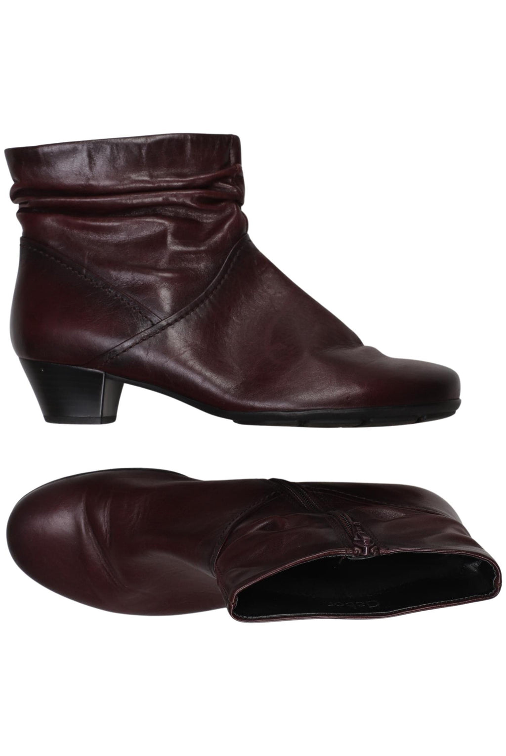 Gabor Women's Ankle Boot Bordeaux Leather EU 40 4