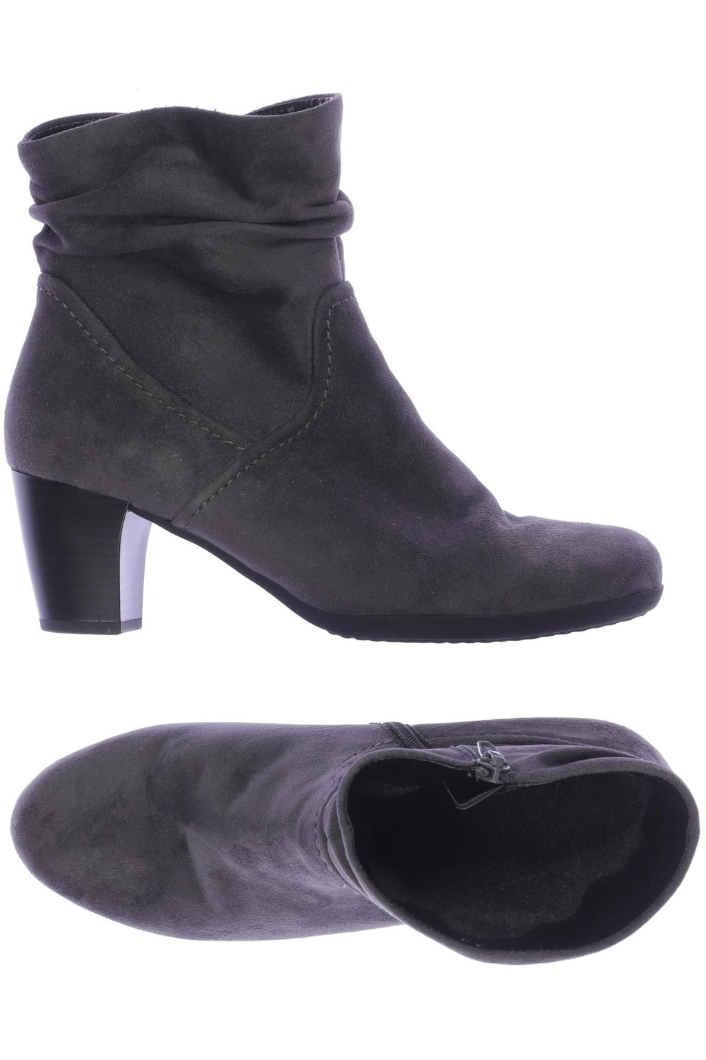 Gabor Women's Ankle Boot Gray EU 38.5 Synthetic Leather 3