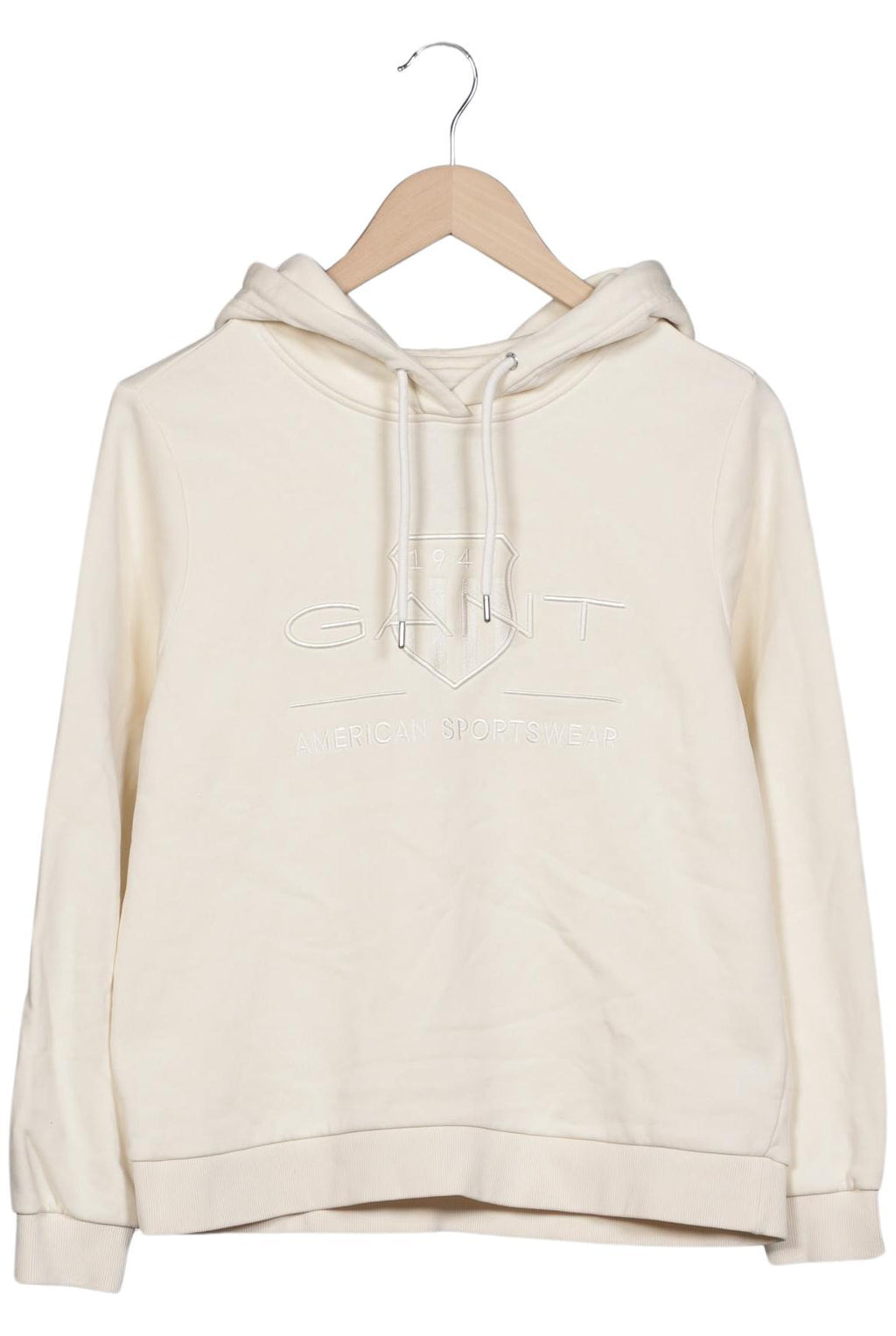 Gant Damen Kapuzenpullover Cremeweiß M 2