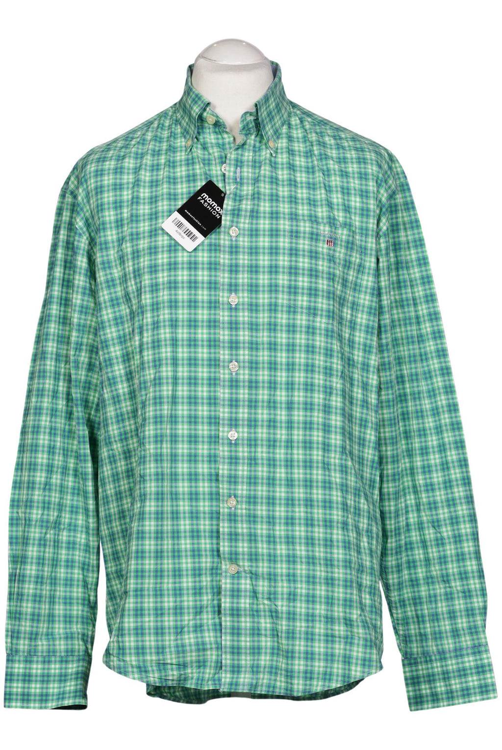 Gant Men Shirt Light Green XL Cotton 2