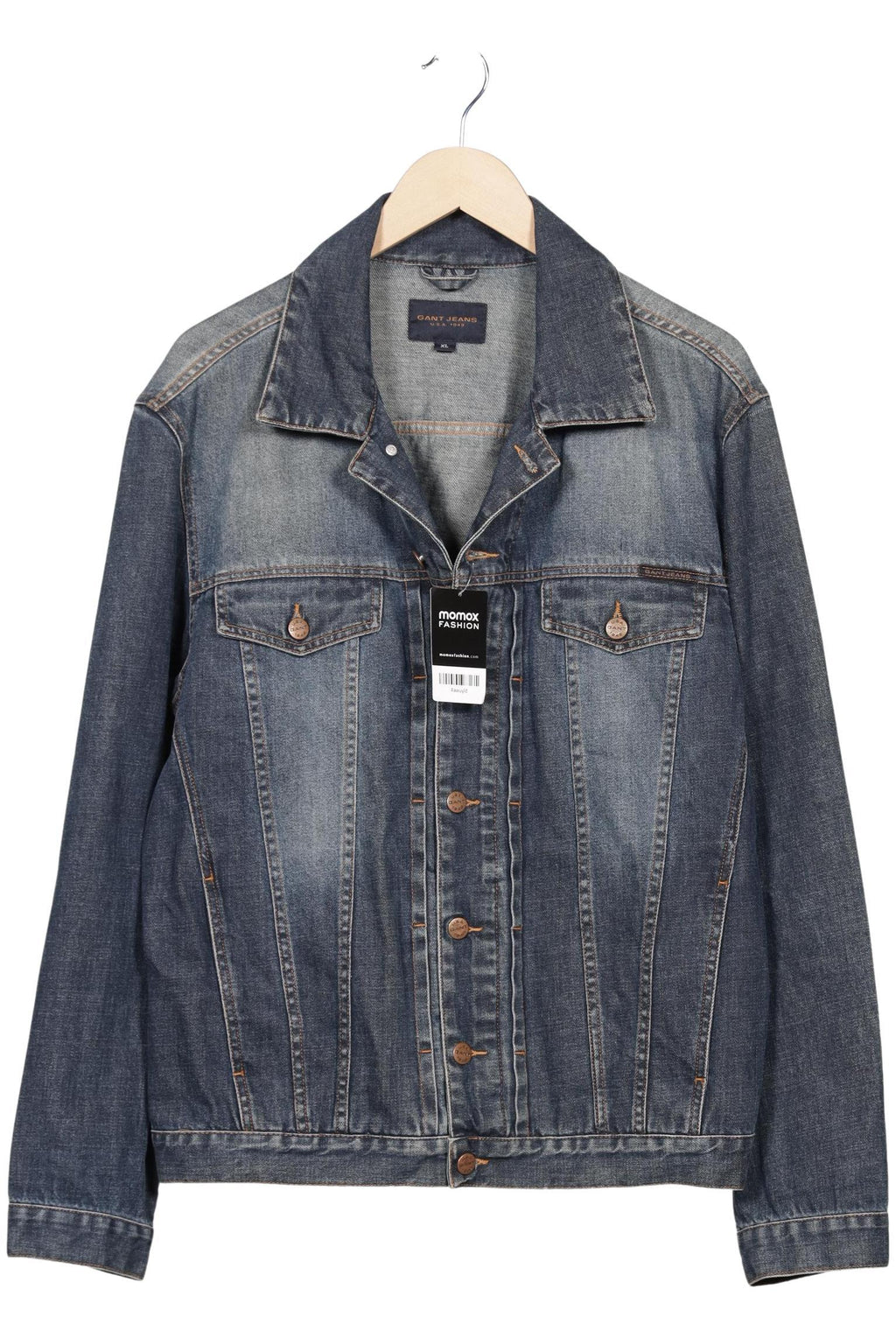 Gant Herren Baumwolle Jacke Blau XL 2