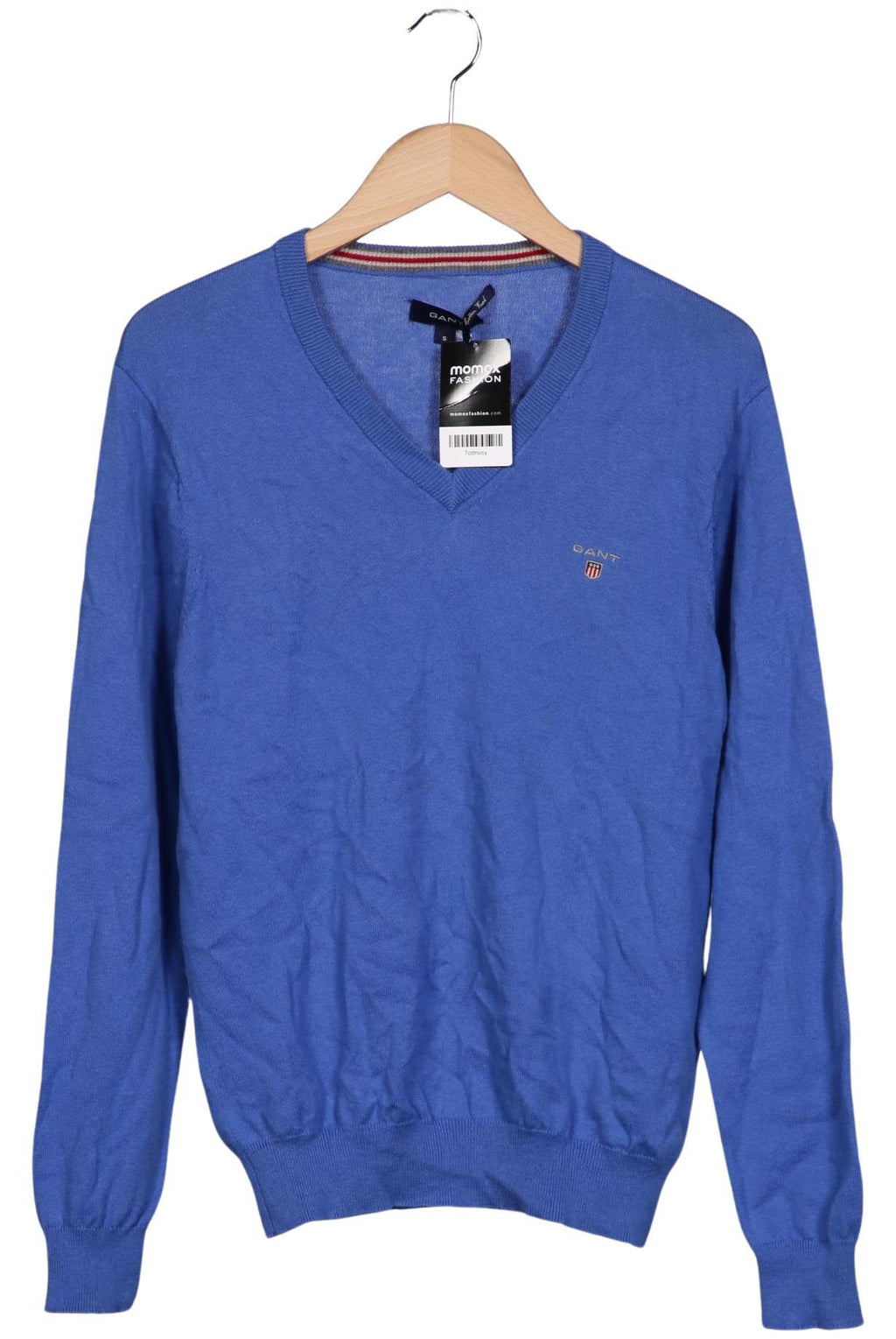 Gant Men's Sweater Blue Size S Cotton Wool 2