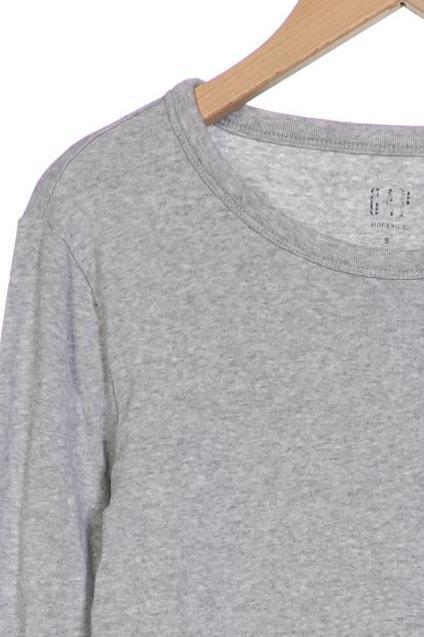 Gap Women Long Sleeve Shirt Gray S 3