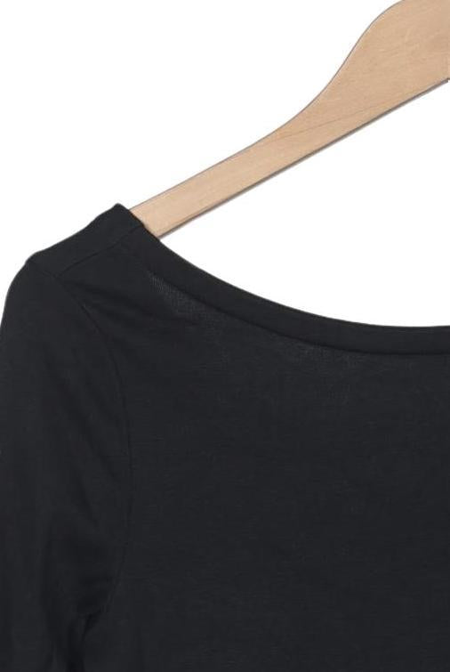 Gap Women Long Sleeve Shirt Black M 3