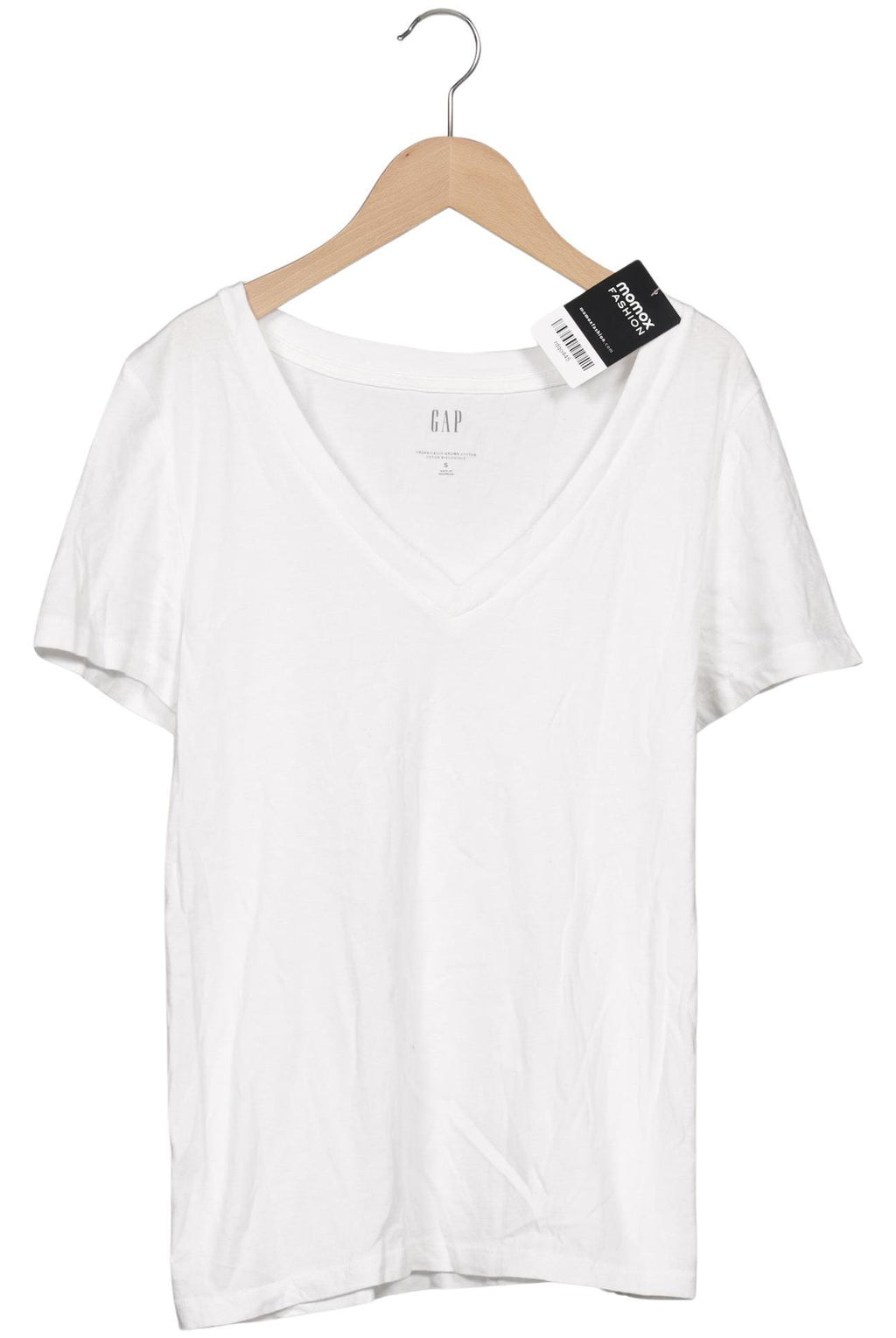 Gap Damen T-Shirt Weiß Gr. S Baumwolle 8