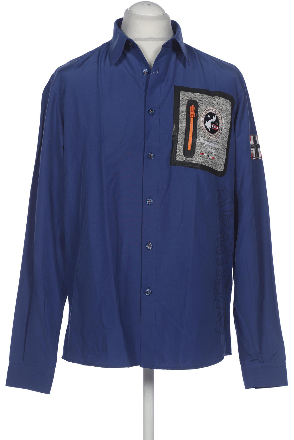 Geographical Norway Chemise Homme Bleu XL 2