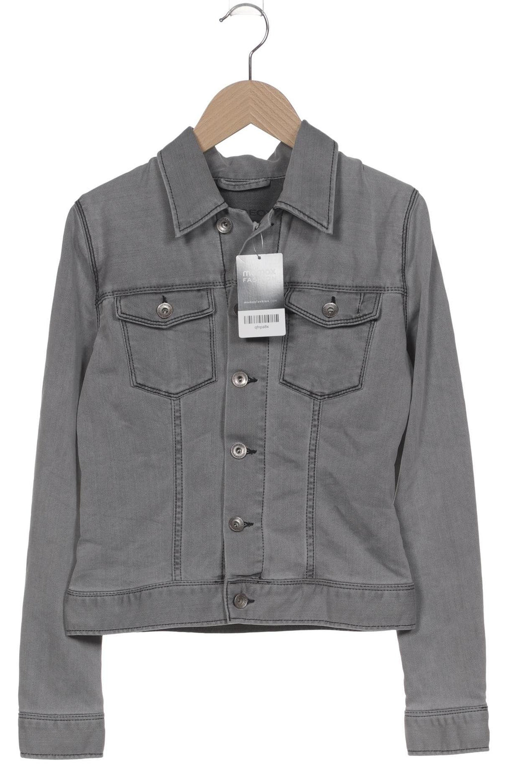 Geox Women Jacket Gray Size XS Cotton Synthetic 4