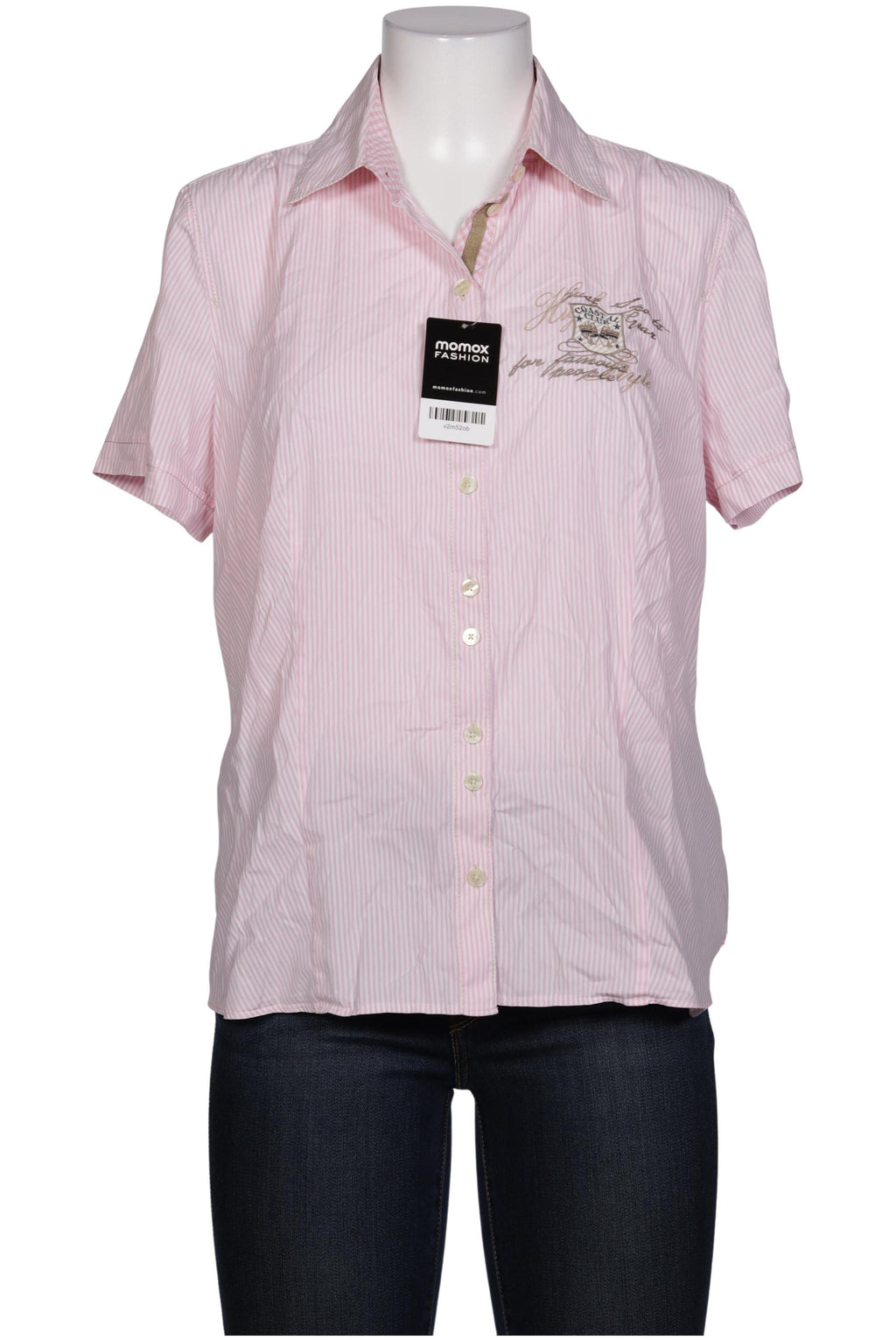 Gerry Weber Women's Blouse Pink EU 42 Cotton 8