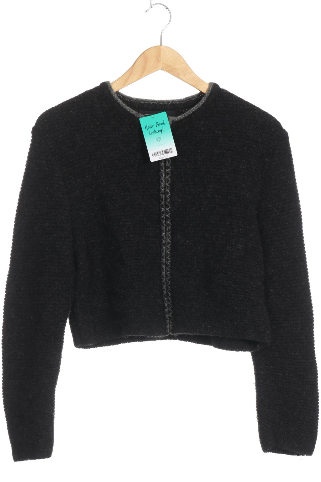 Giesswein Women's Cardigan Black EU 42 Virgin Wool Second Hand 2
