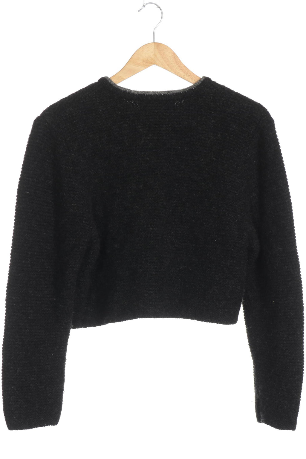 Giesswein Women's Cardigan Black EU 42 Virgin Wool Second Hand 3