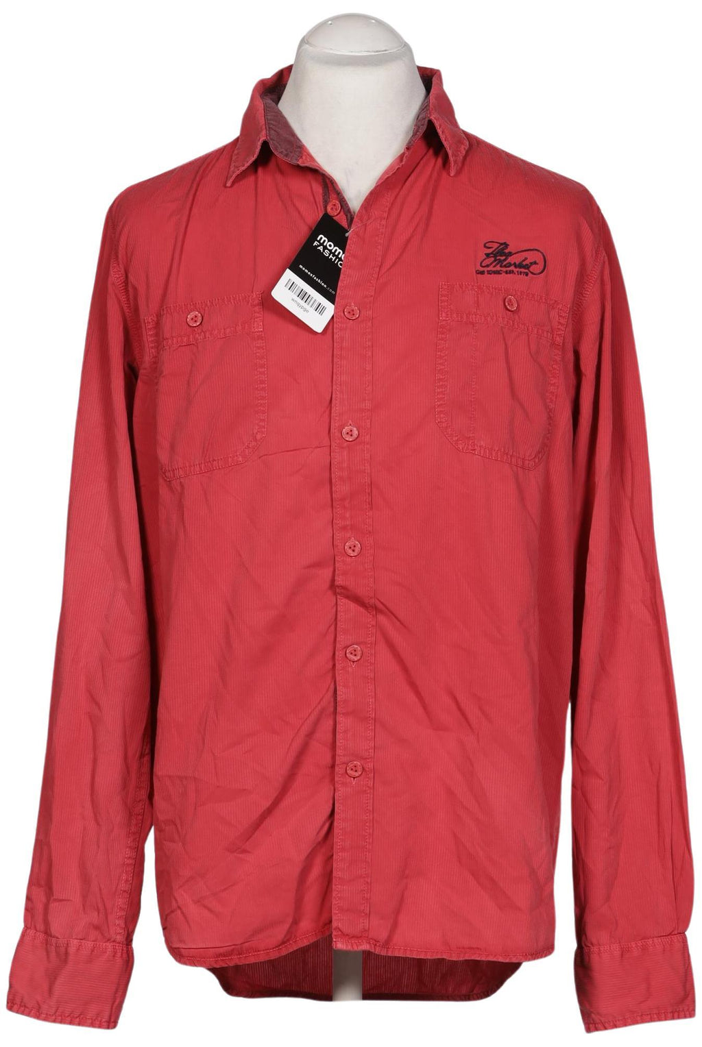 GIN TONIC Men Shirt Red L Cotton 2