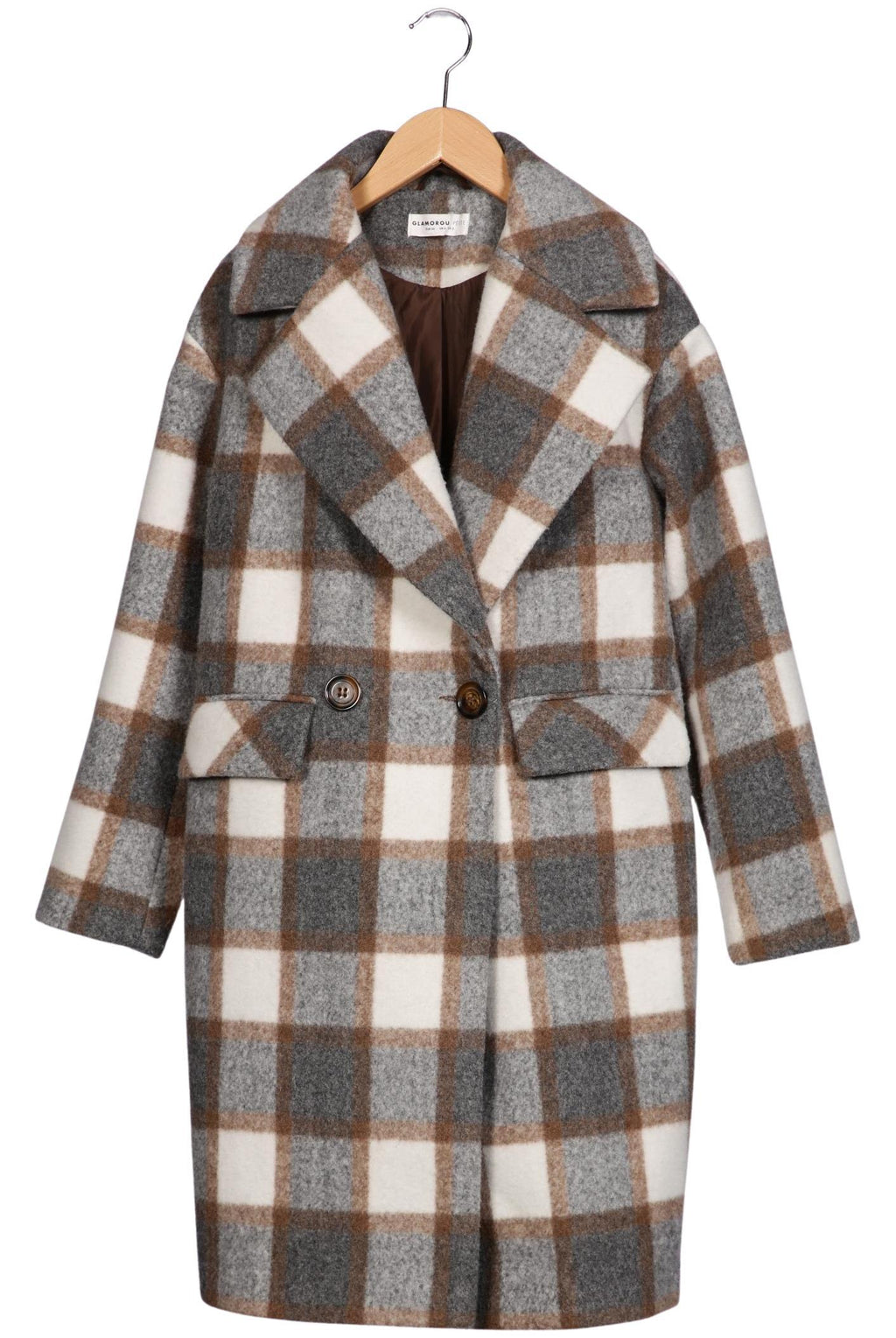 Glamorous Women Coat Multicolor EU 34 2