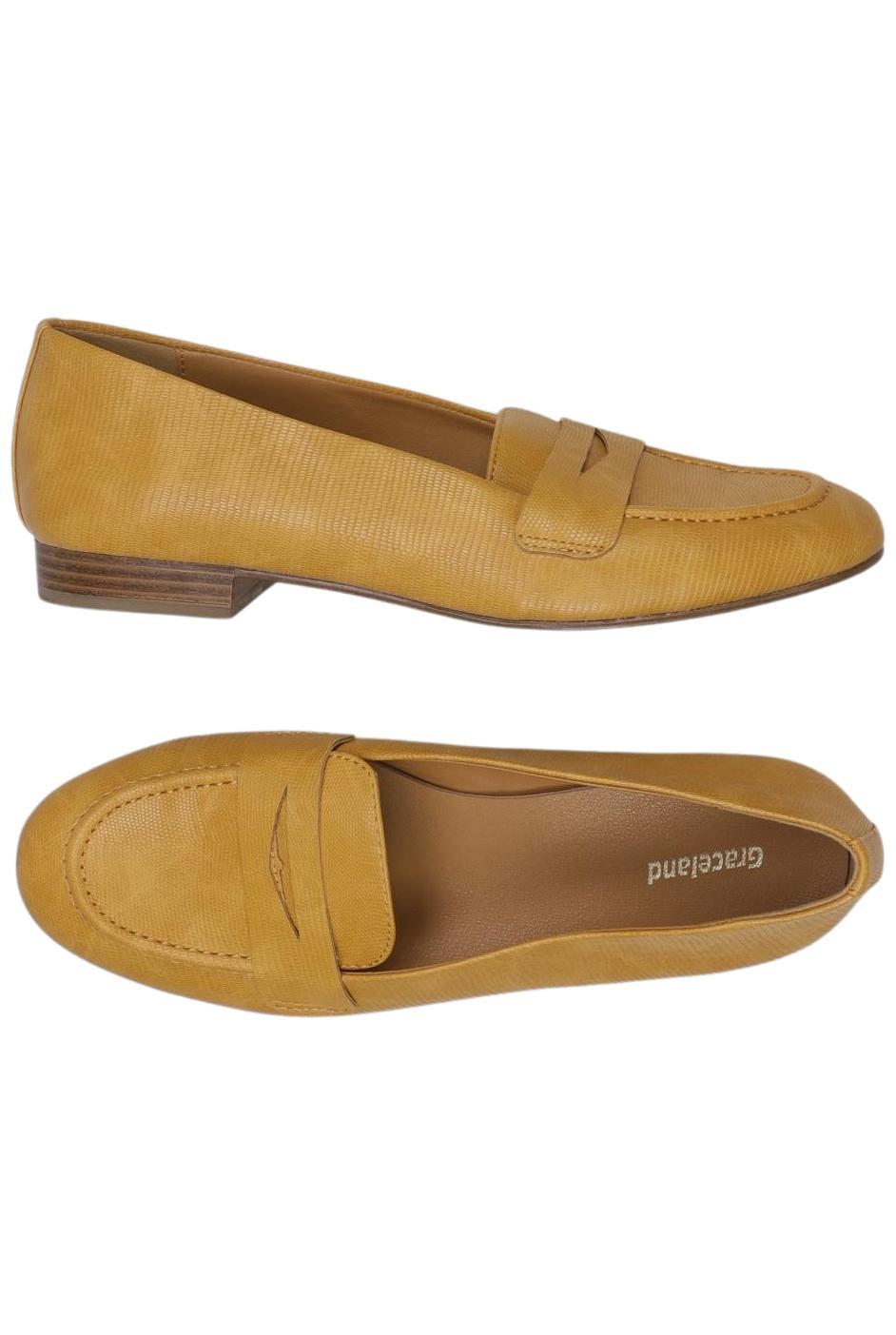 Graceland Women's Low Shoe Yellow EU 37 Synthetic Leather 2