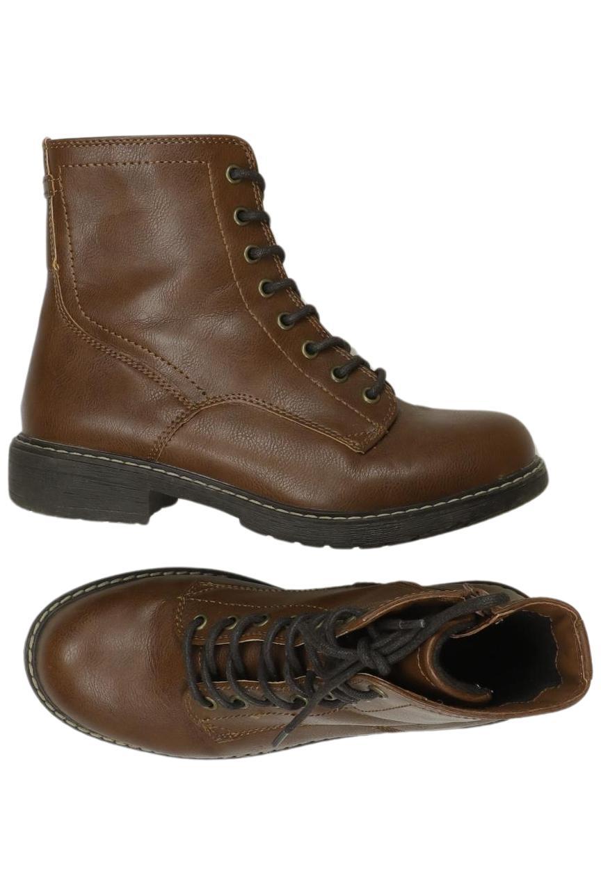 Graceland Women Ankle Boot Brown EU 37 Synthetic Leather 4