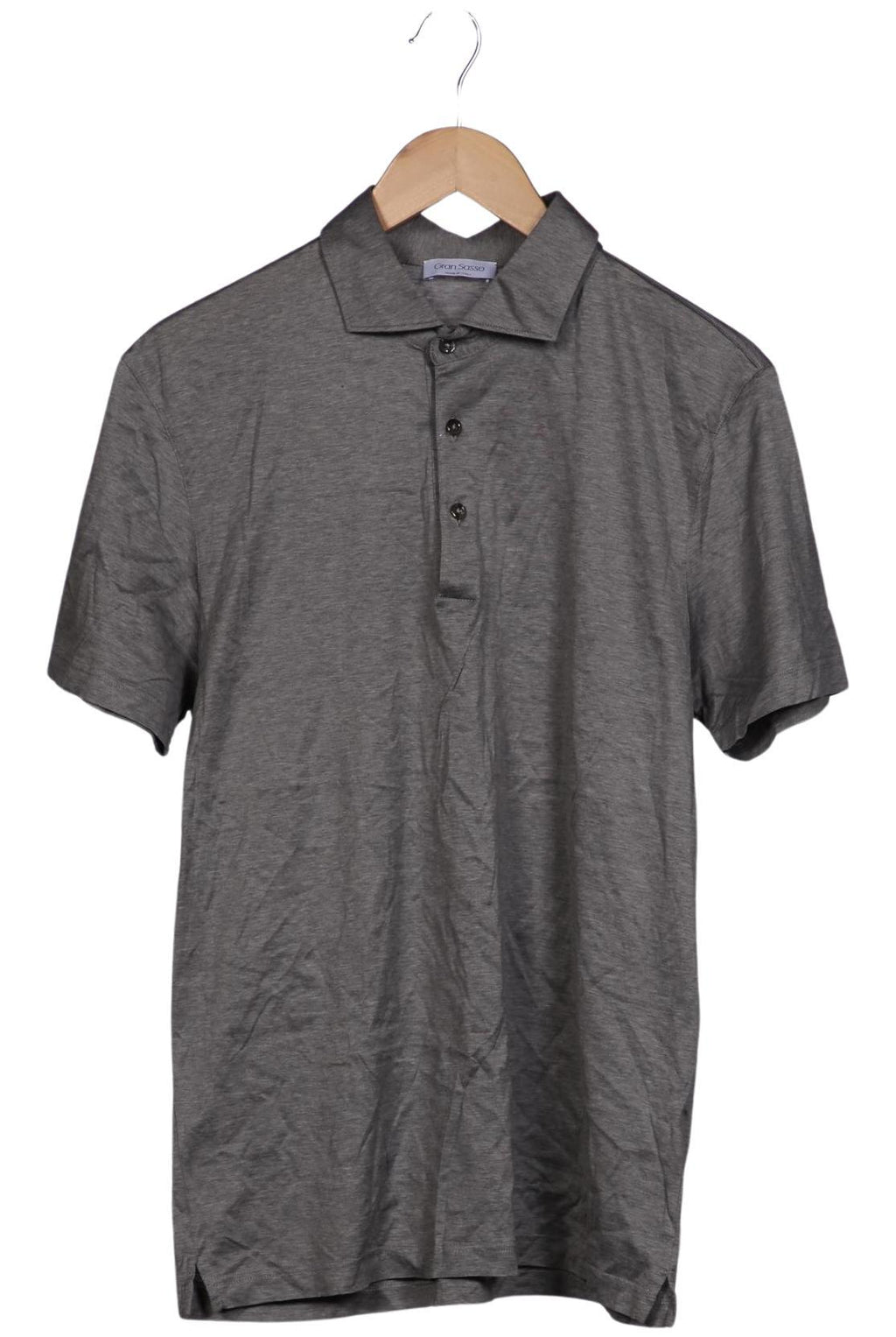 Gran Sasso Polo Shirt Gray EU 54 Cotton 2