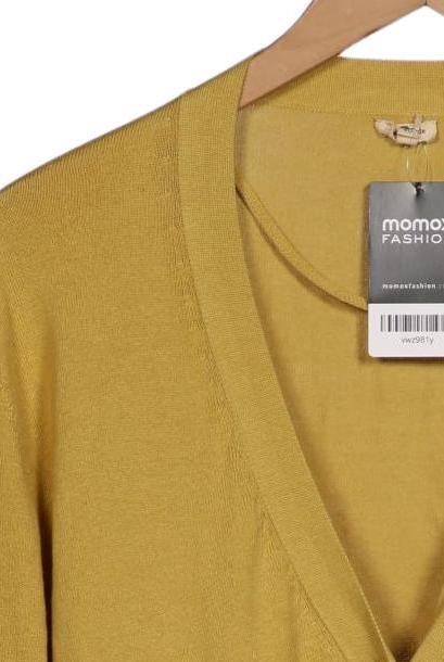 Grüne Erde Women's Cardigan Yellow Size M Cotton 4