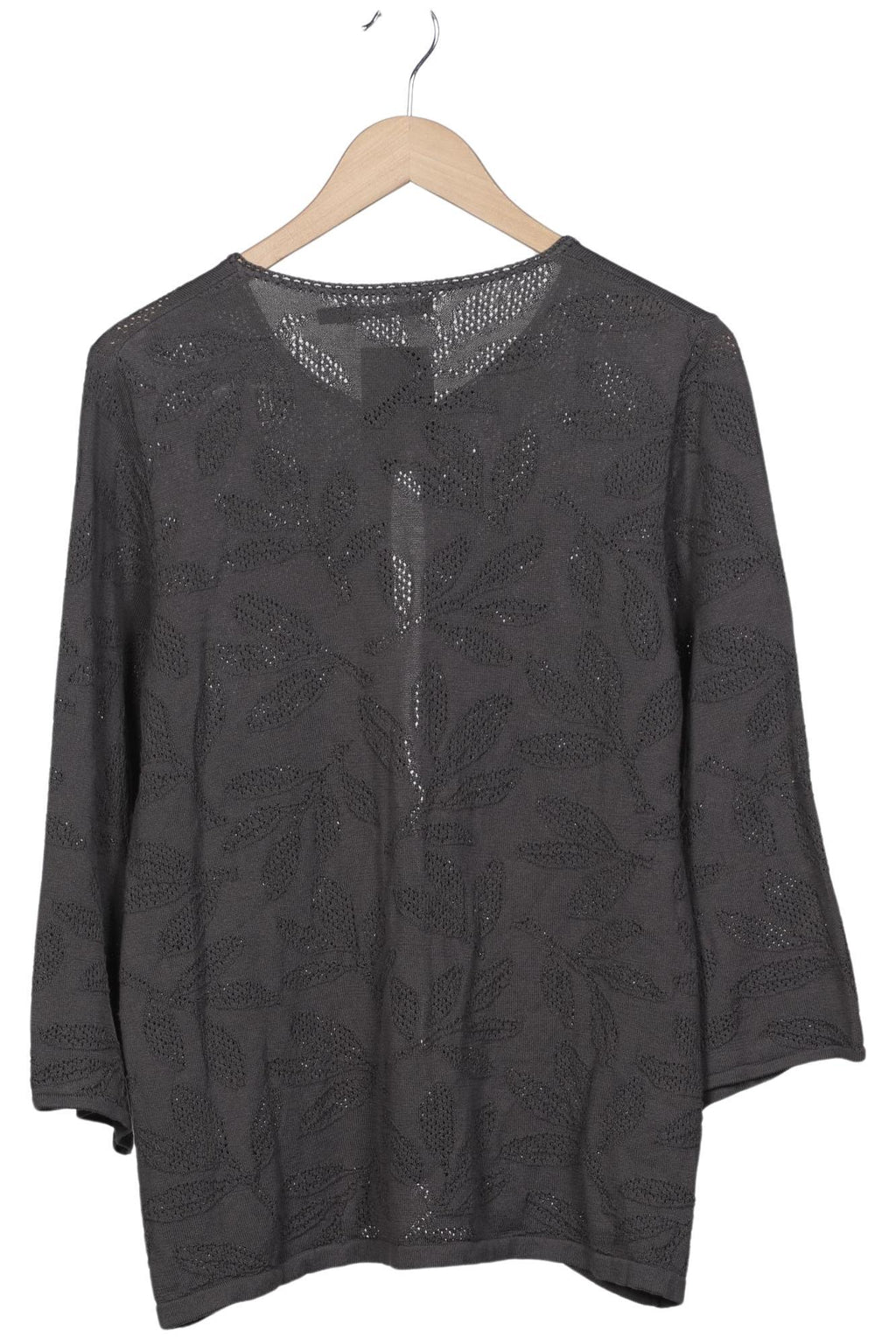 Gudrun Sjödén Damen Strickjacke Grau Gr. M Baumwolle 8