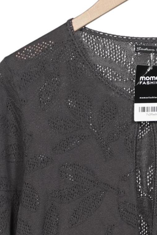 Gudrun Sjödén Damen Strickjacke Grau Gr. M Baumwolle 9
