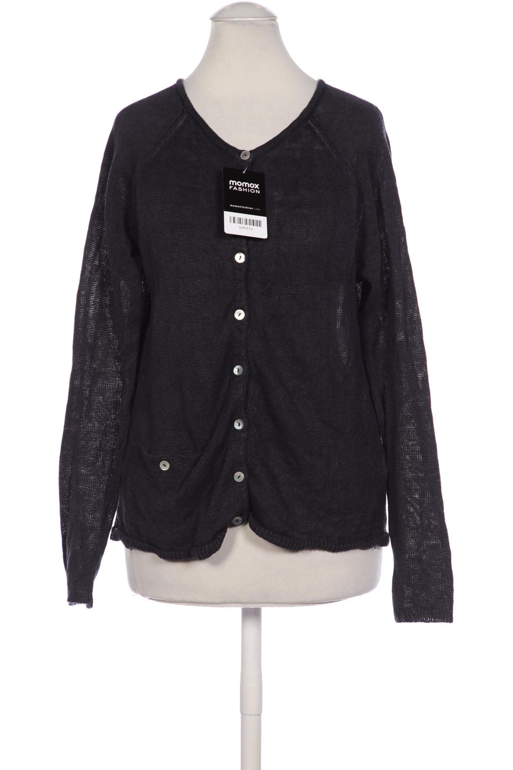 Gudrun Sjödén Women's Cardigan Gray Size S Linen 4