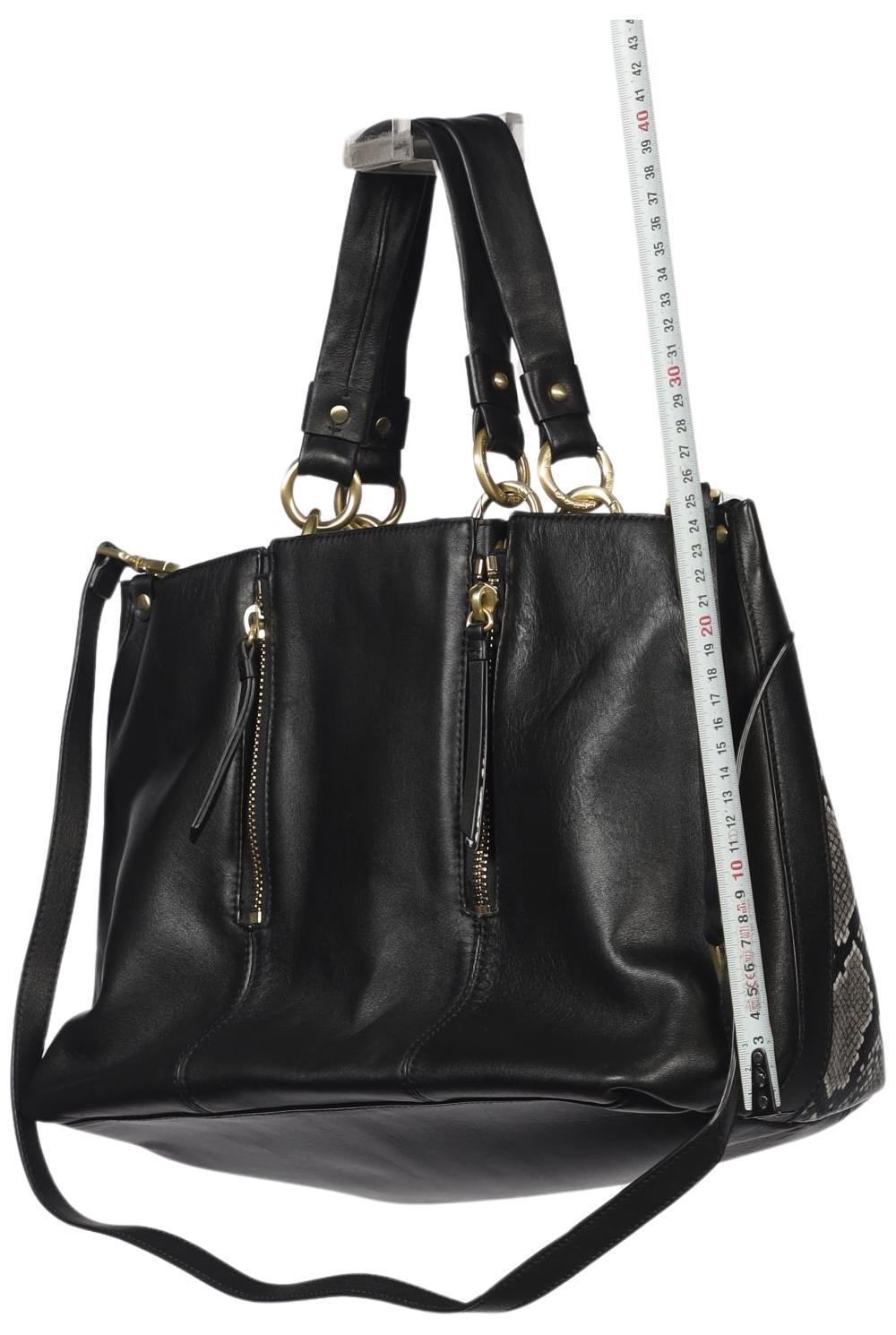 Guess Damen Handtasche groß Leder Schwarz 3