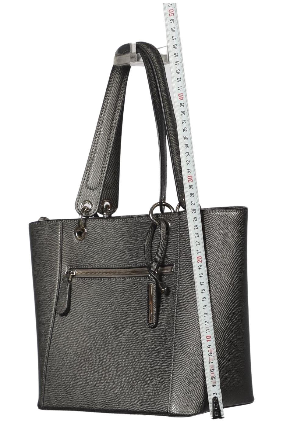 Guess Damen Handtasche gross Silber Kunstleder 8
