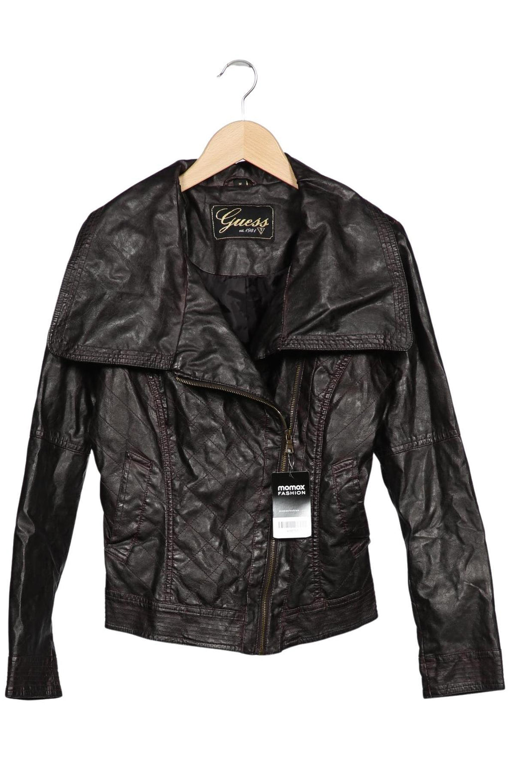Guess Women Jacket Brown M Synthetic Leather 2