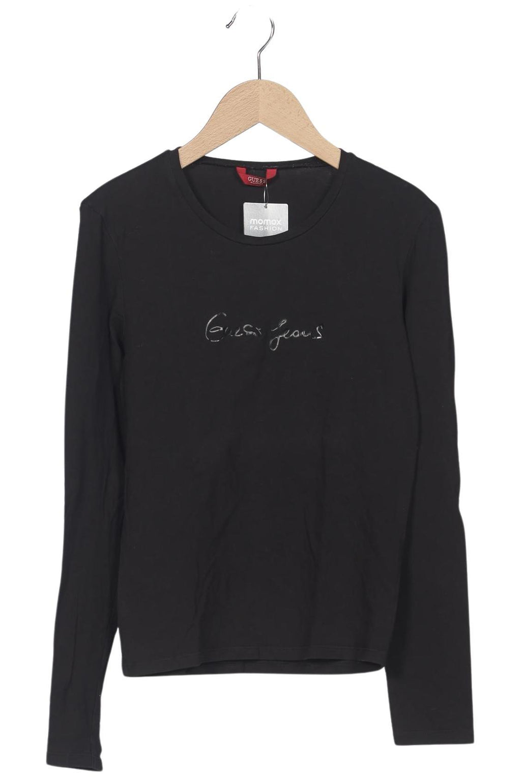 Guess Women Long Sleeve Shirt Black M Cotton 3