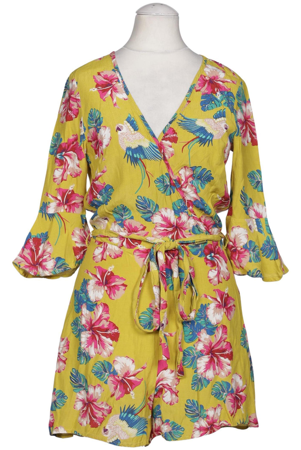 Guess Women Jumpsuit Yellow Size XS 4