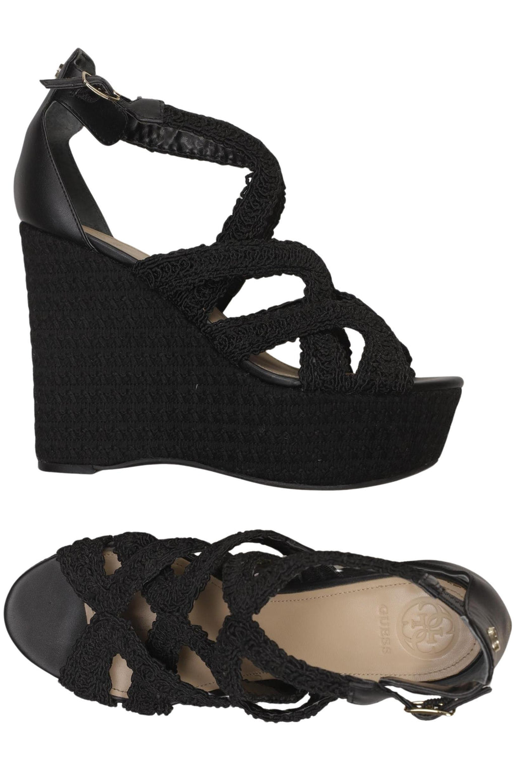 Guess Damen Pumps Schwarz EU 40 Kunstleder 3