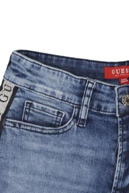 Guess Damen Shorts Blau W25 4
