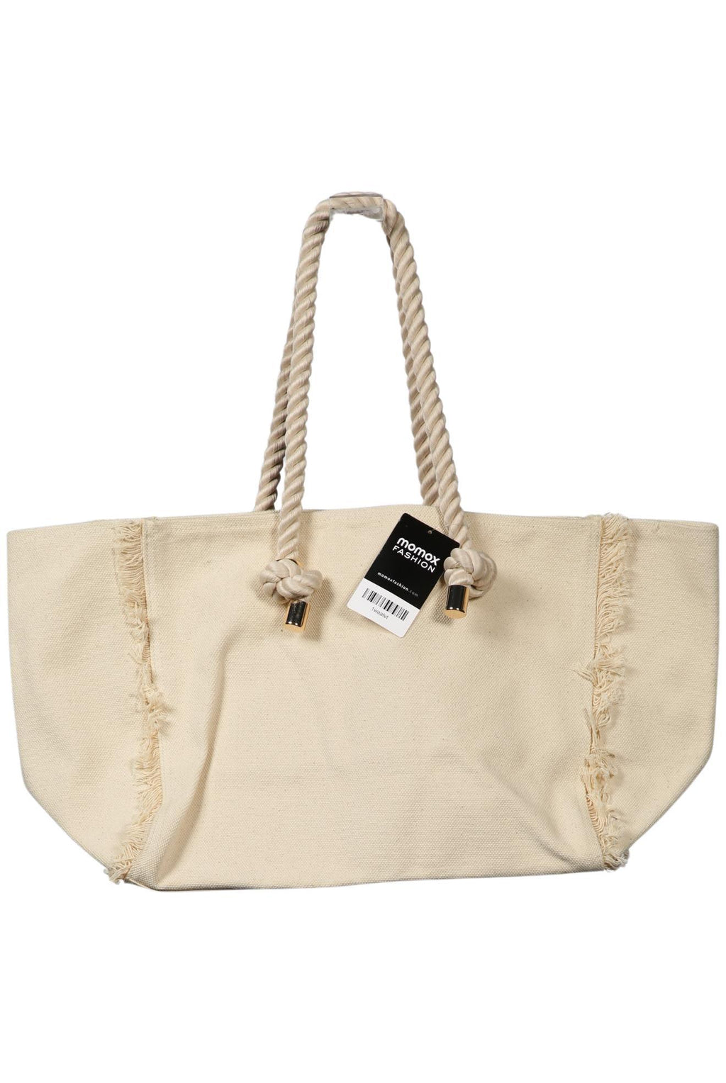 H&M Women Handbag Beige Cotton 2