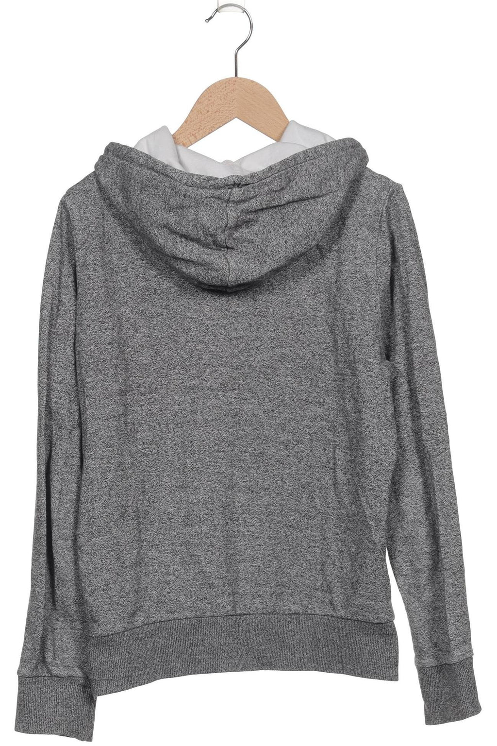 H&M Damen Kapuzenpullover Grau EU 36 Baumwolle 5