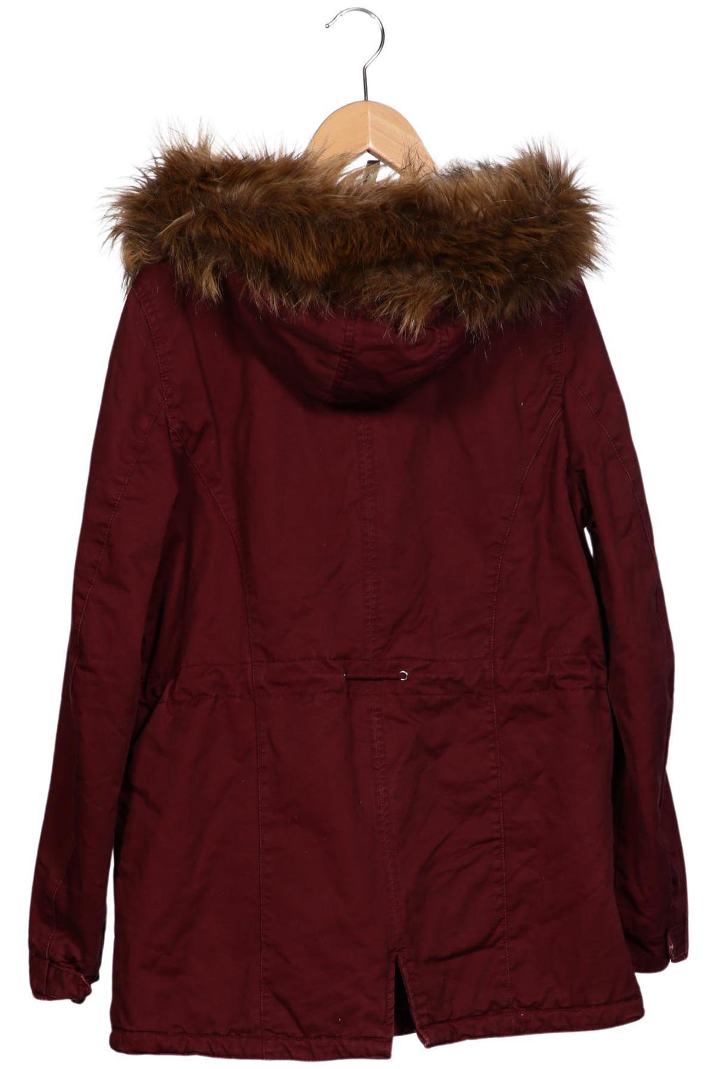 H&M Damen Mantel Bordeaux EU 38 3