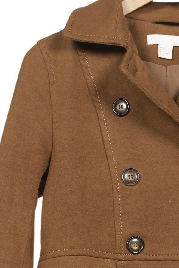 H&M Women Coat Brown 34 10